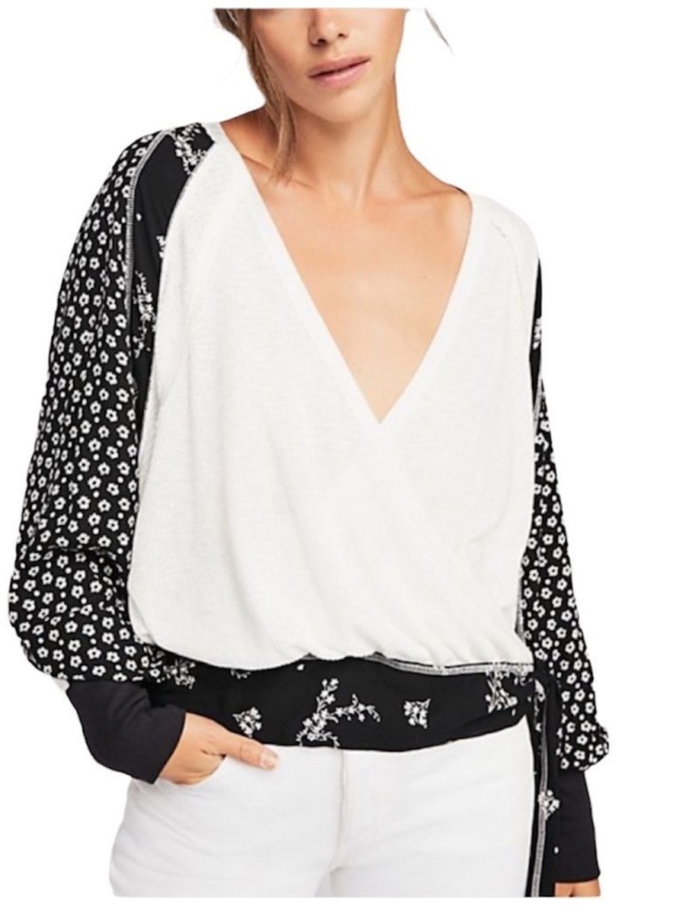 Free People Auxton Thermal Wrap Top
